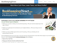 Tablet Screenshot of bookkeepingdirect.com